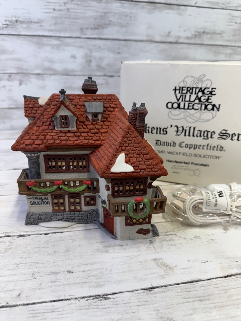 Dept 56 Dickens Village #55506 David Copperfield MR WICKFIELD SOLICITOR Building
